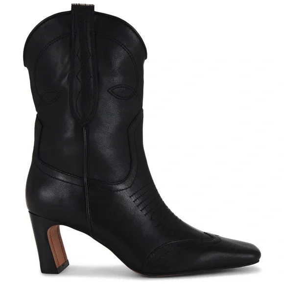 Steve Madden Josefine Black Boots Size 6 - Picture 2 of 9